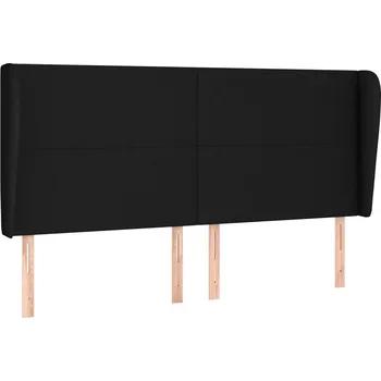 Čelo postele černé 203x23x118/128 cm