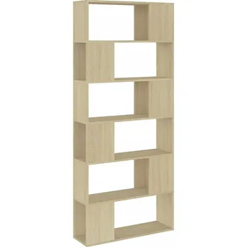 Knihovna Regál dub sonoma 80x24x186 cm