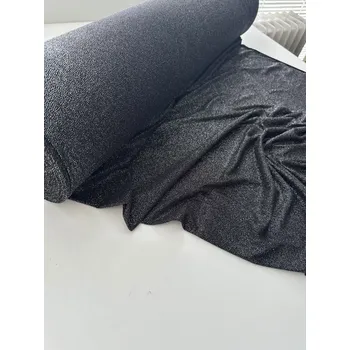 Plesový úplet se třpytkami Černostříbrná, nová kolekce (E) (Příjemný třpytivý úplet)