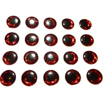 Holograficke oči 3D Tommi-Fly červené 5 mm