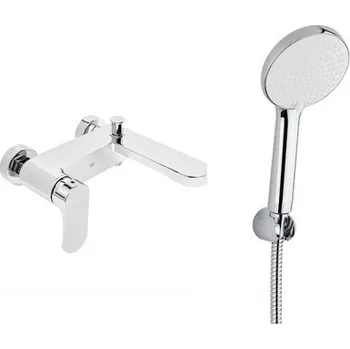 Vanová baterie SAT Fusion s vanovým setem 150 mm chrom SATBSFU222CPSET