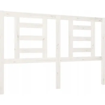 Dřevěné bílé čelo 146x100 cm