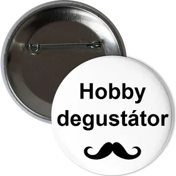 Odznáček s potiskem Hobby Degustátor