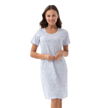 Dámská noční košile Dámská noční košile Regina 284 modrá XL