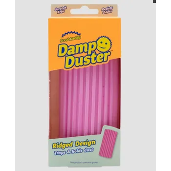 DOMO SERVICE Houbička na utírání prachu Damp Duster růžová