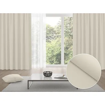 ubrus Zatemňovací závěs Blackout BKU-110 Slonová kost - šířka 140 cm 140x220 cm