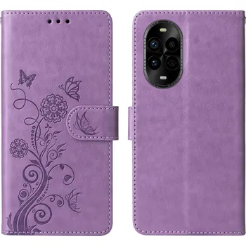 Pouzdro na mobilní telefon Flowery knížkové pouzdro na Huawei Nova 13 Pro 5G - světlefialové