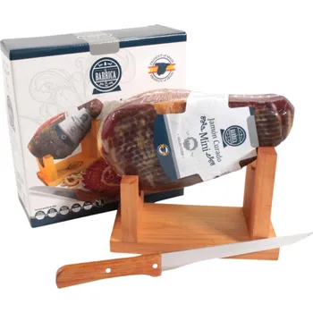 Dárkový potravinový koš La Barrica - La Barrica Mini Jamón Curado 1 kg – dárkové balení
