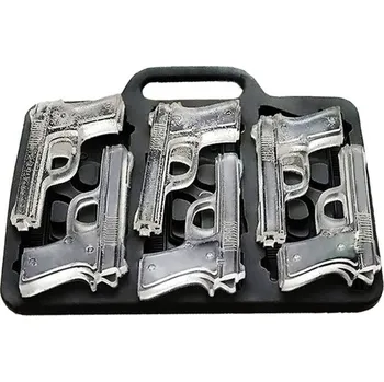 Tvořítko na led KOMBAT UK Silikonová forma na led ve tvaru pistole Gun Ice Cube Tray Kombat®