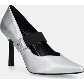 Dámské lodičky Lodičky HUGO Katniss stříbrná barva, 50529844 50529844.040 SLV, EUR 39