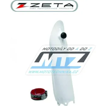 Kryt vidlice + pomocník startu "Launch Control" - ZETA ZE89-7018 - Honda CR125+CR250 / 04-07 + CRF250R / 04-22 + CRF450R / 04-22 - bílý (1strana) HONDA CRF 450 R 2004-2022