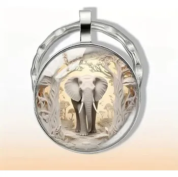 Přívěsek na klíče se slonem