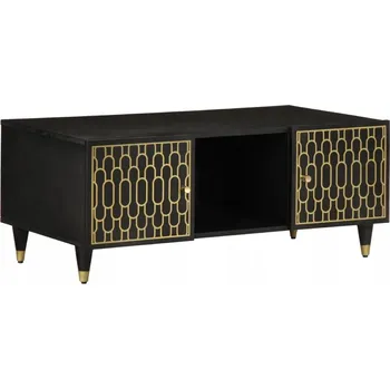 Konferenční stolek Konferenční stolek Elegant Mango - 100x54x40 cm, černý