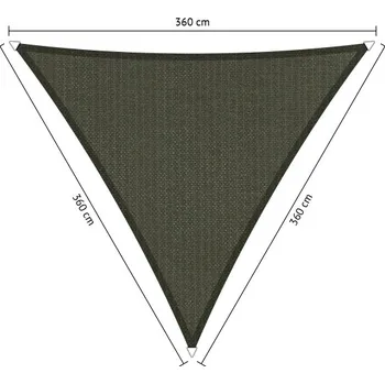 Stínicí technika Lazy Momo Sluneční Trojúhelník shadow 3,6 x 3,6 x 3,6 m Barva: Deep šedá