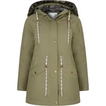 Dámský kabát Kabát Animal PARKINGTON Forrest Green velikost 14