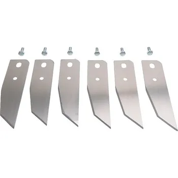 Sada 6 ks. žacích nožů 9,3 cm (3") pro robotické sekačky AL-KO Alko Robolinho 100 Robolinho 1000 Robolinho 3000 Robolinho 4000 (OEM AK119546 122-296)
