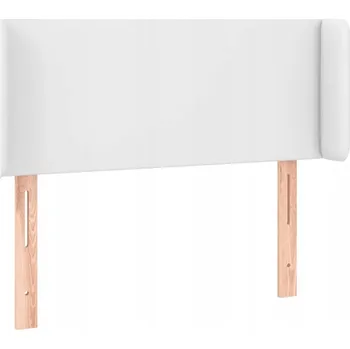 Čelo postele s ušima bílé 103x16x78/88 cm