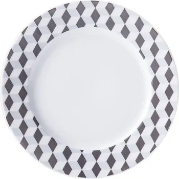 Talíř Ćmielów Design Studio, Dezertní talíř Cosmopolitan Mix & Match kubiki 19 cm - Formadore