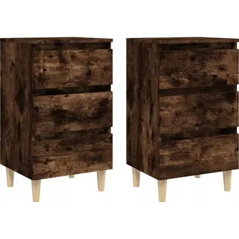 Noční stolek Noční stolek Skandinávie 40x35x69 cm dub