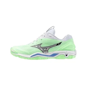 Pánská sálová obuv Mizuno WAVE STEALTH 6 X1GA243086 Sálová obuv Neo Mint / Black / Frontier Blue, UK 10, EU 44,5, US 11, 29 cm