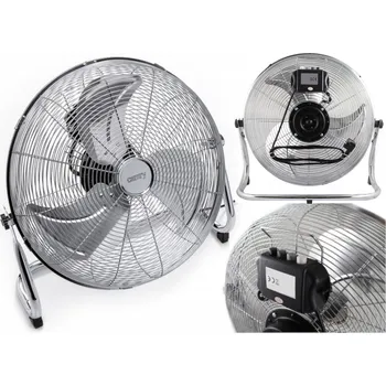 Domácí ventilátor Wentylator podłogowy Stojací ventilátor Podlahový ventilátor stříbrný/šedý