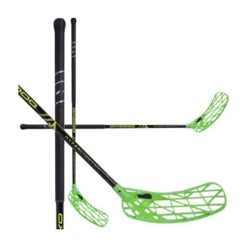 Florbalová hůl Oxdog HYPERLIGHT HES 27 YL ROUND OPTILIGHT Florbalová hůl žlutá / černá, Levá (levá ruka dole), 101cm (=111cm)