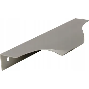Nábytkové kování Okrajová úchytka nasazovací ocel kartáčovaná inox - 192/212 mm UA04 AMIX