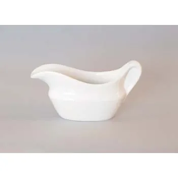 Sada nádobí Omáčník oválný bez podstavce 0,05l bílý Český porcelán Dubí