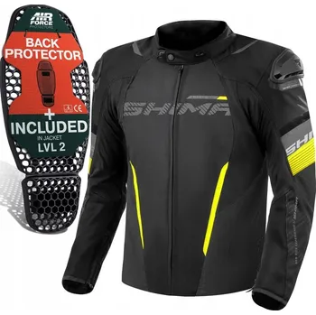 Moto bunda Bunda Shima SOLID 2.0 PÁNSKÁ JKT FLUO (4XL)