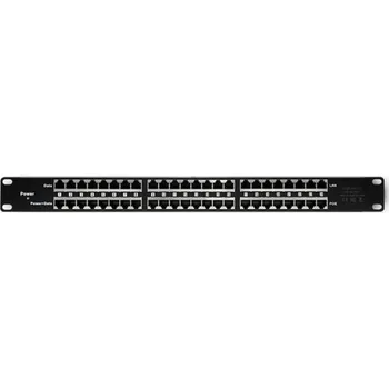 Patch panel QOLTEC 48V Patch Panel RACK | 24 portů | Pasivní