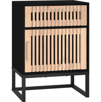 Noční stolek Noční stolek skandinávský černý 40x30x55,5 cm