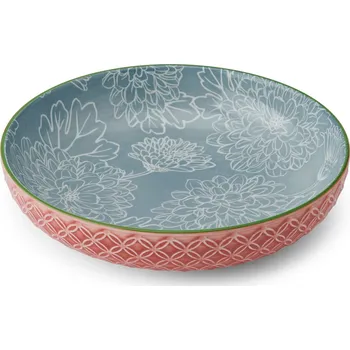 Miska Mikasa Coupe geometrické listy 21 cm, kamenina