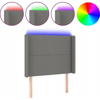 Čelo LED tmavě šedé 93x16x128 cm IP65