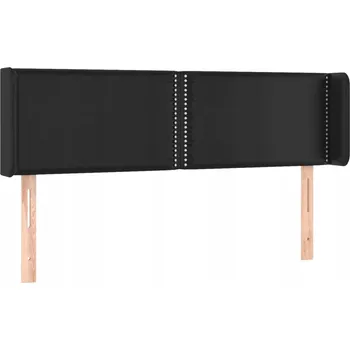 Čelo postele Uszak 147x16 cm Černé
