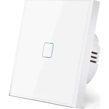 vypínač Vypínač světla WiFi TUYA Smart Dotykový skleněný RF433 bez neutrálního vodiče