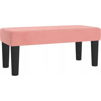 Zahradní lavice Sametová lavice růžová 70x30x30 cm