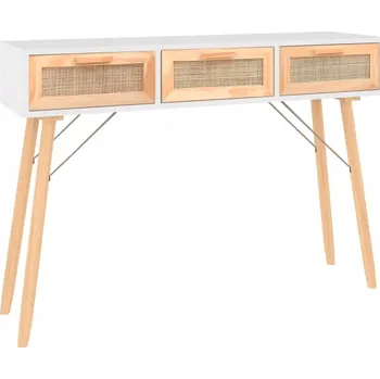 Konferenční stolek Konzolový stolek Skandinavia – bílý 105x30x75 cm