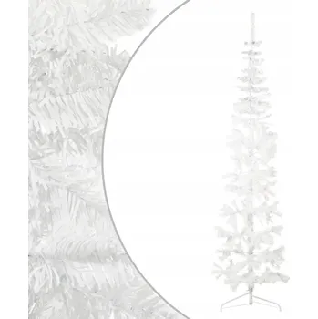 Vánoční stromek Vánoční stromek PVC bílý, 240 cm, 61x50 cm