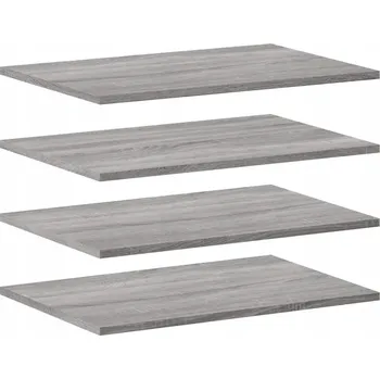 police Nástěnná police šedá dub sonoma 60x40x1,5 cm