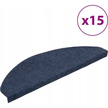 Nášlap na schod Nášlapy na schody - modré, 65x22,5x3,5cm, plst plsť