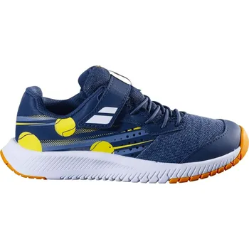 Dětská tenisová obuv Babolat Pulsion Kid All Court Boy Blue/Yellow EUR 29