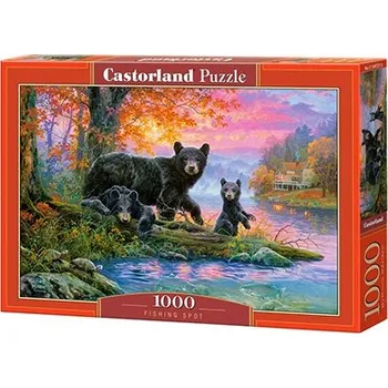 Puzzle Castorland 104727 puzzle Medvědi na lovu 1000 dílků