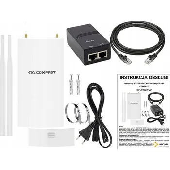 IP kamera Přístupový bod Comfast CF-EW72 6v1 WiFi 802.11ac 2,4/5 GHz venkovní POE