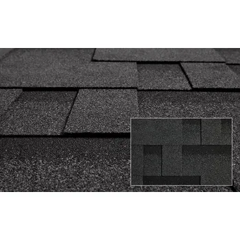 asfaltová šindel KATEPAL šindele - ROCKY grafitová šeď