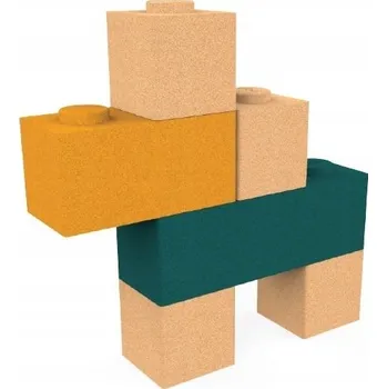 ostatní stavebnice Korkové kostky Hipo DÍLŮ-810418 6 ks
