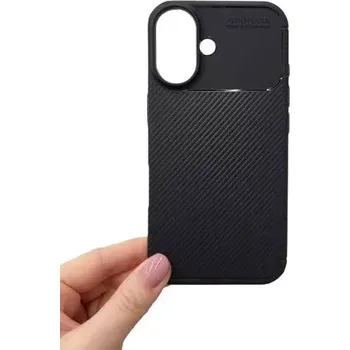 Pouzdro na mobilní telefon Vennus Carbon Elite iPhone 16 Černé