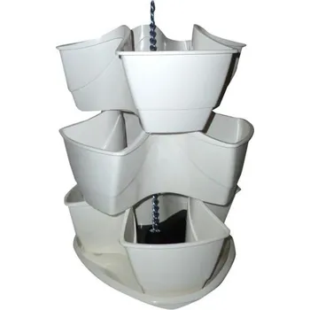 Květináč Květináč na bylinky COUBI HERBAL bílý 29,5cm