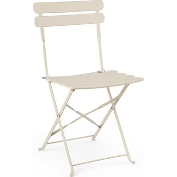 BIZZOTTO Skládací zahradní židle YASMIN krémová 0803590