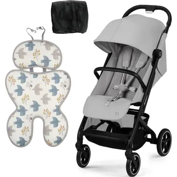 Kočárek CYBEX Výhodný set Beezy Black Fog Grey
