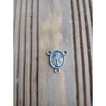 Materiál na výrobu šperku madonka oválná 20 x18, starostříbrná